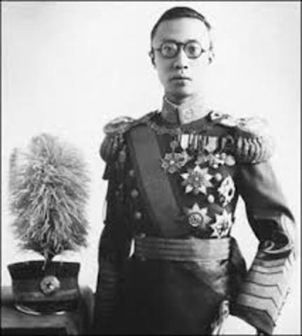 Pu Yi abdicated