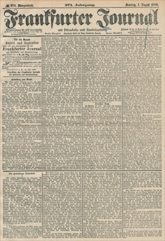 Primer periódico de Alemania