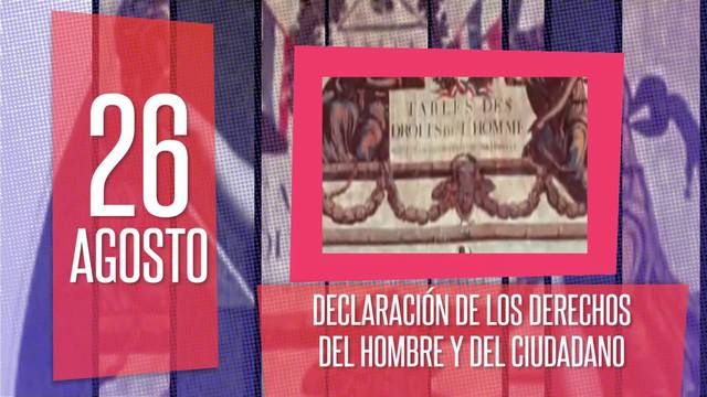 Declaración  de los derechos del hombre y ciudadano.