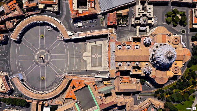 PIAZZA E COLONNATO DI S.PIETRO, ROMA