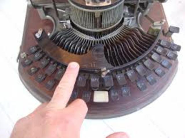 La maquina de escribir Hammond