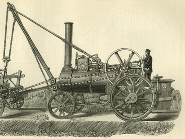 James Watts improved his steam engine from a reciprocal to rotary motion.