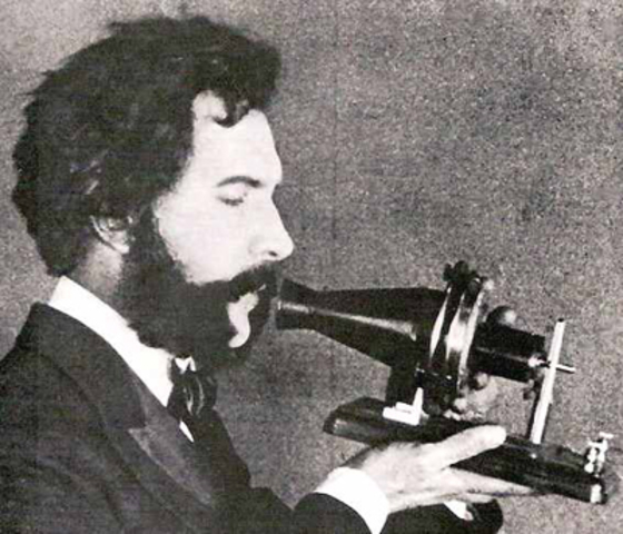 Alexander Graham Bell patents the telephone
