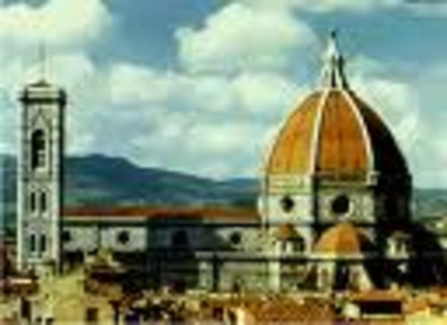 Brunellischi creates the dome of Florence Cathedral