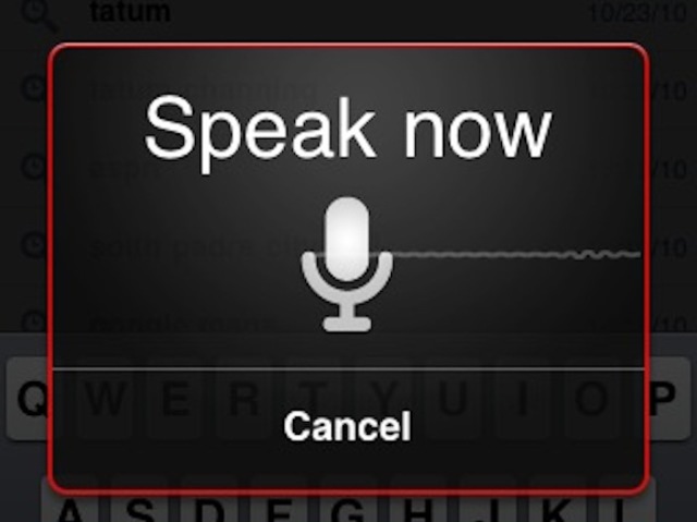 Reconocimiento de voz de Google
