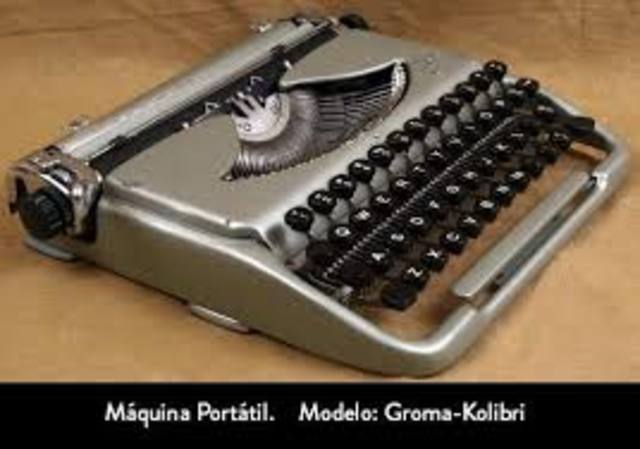 Máquinas de escribir pequeñas y portátiles