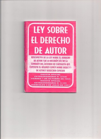 Ley de Derecho de Autor