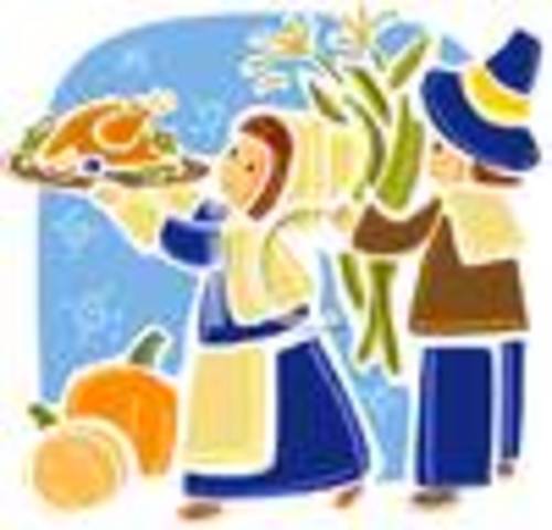 Puritans and Pligrams arrive