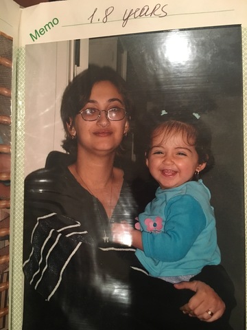 Mis padres terminaron su relación cuando fui tres años.