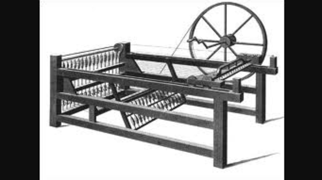 James Hargreaves' spinning jenny patented