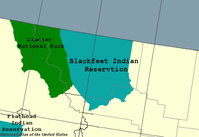 Blackfeet reservation was established