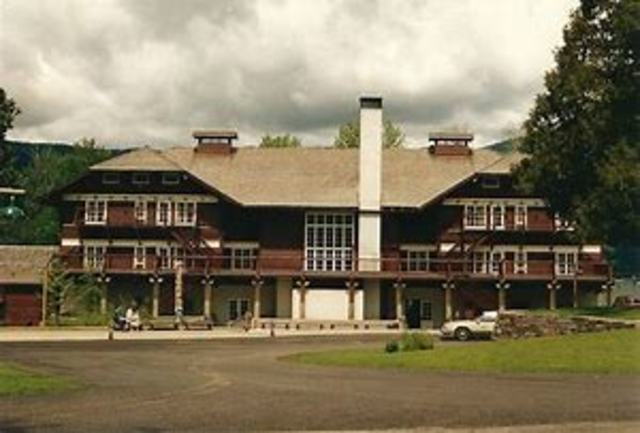 Lake McDoanald Lodge was built.