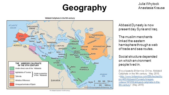 The Abbasids moved their capital to Baghdad.