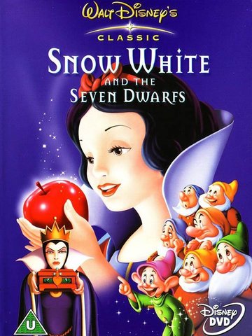 Eerste animatiefilm van Disney: Sneeuwwitje en de zeven dwergen .
