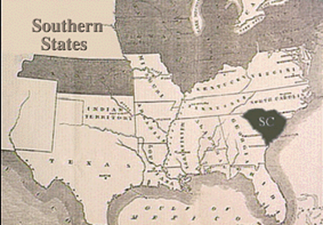 South Carolina Secedes from the Union