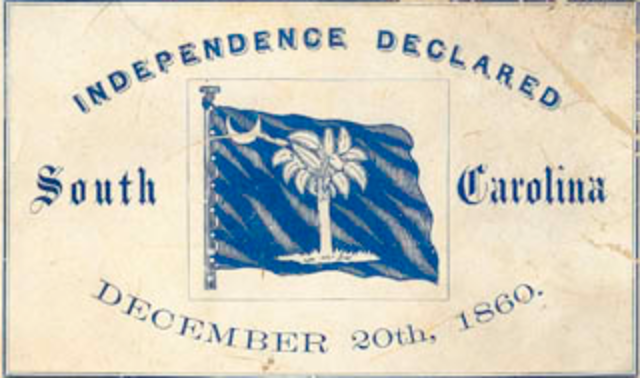 South Carolina Secedes from the Union