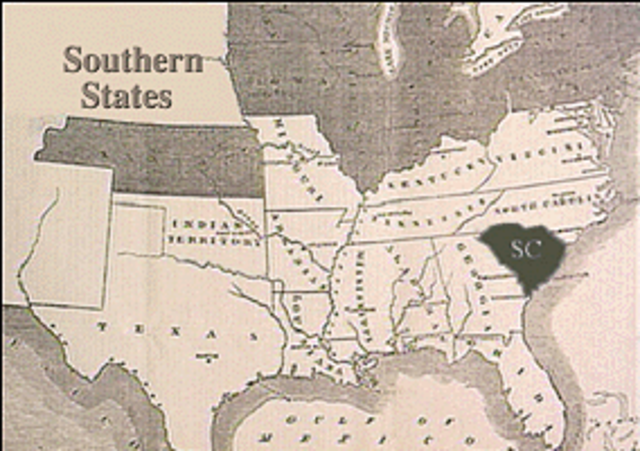 South Carolina Secedes from the Union