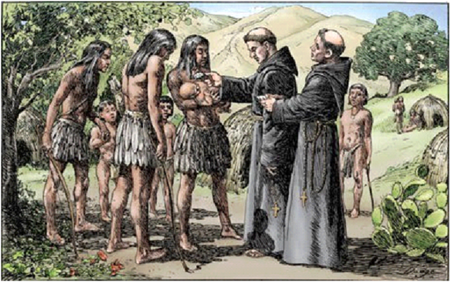 Llegan 12 frailes franciscanos.