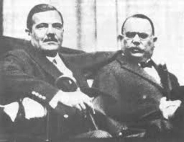 Elías Calles y Álvaro Obregón