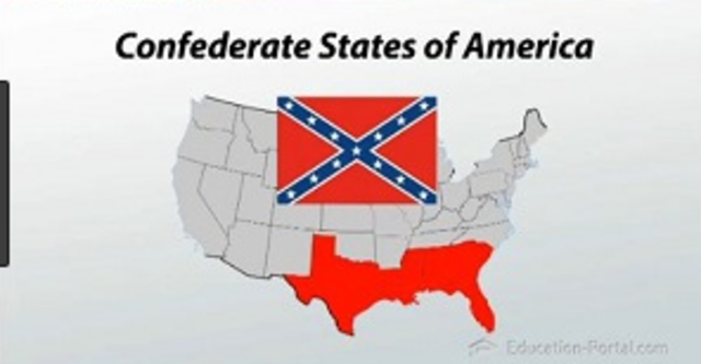 Confederate States of America are formed
