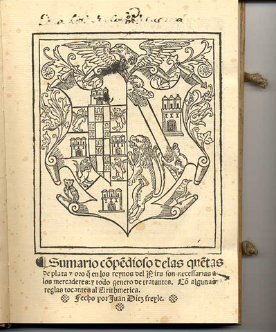 El Primer Texto Matemático en América, por Juan Díez Freyle.