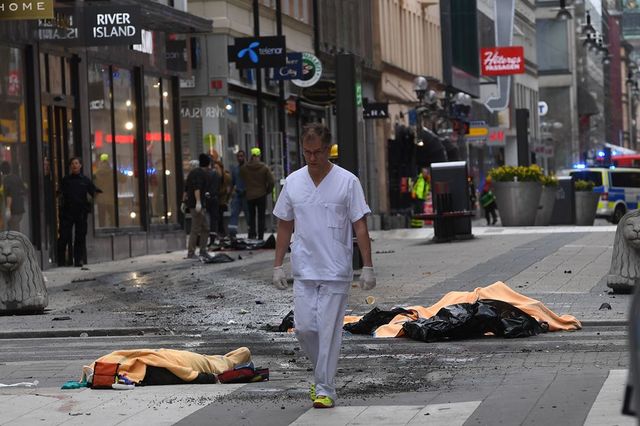 Terrordådet i Stockholm.