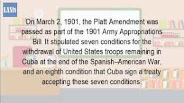 Platt Amendment.