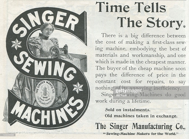 First practical electric sewing machine.