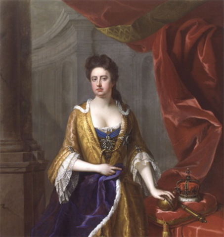 Aprobación por la reina Ana