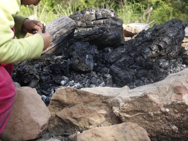 RESTES D'UNA FOGUERA.