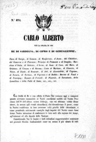 statuto albertino