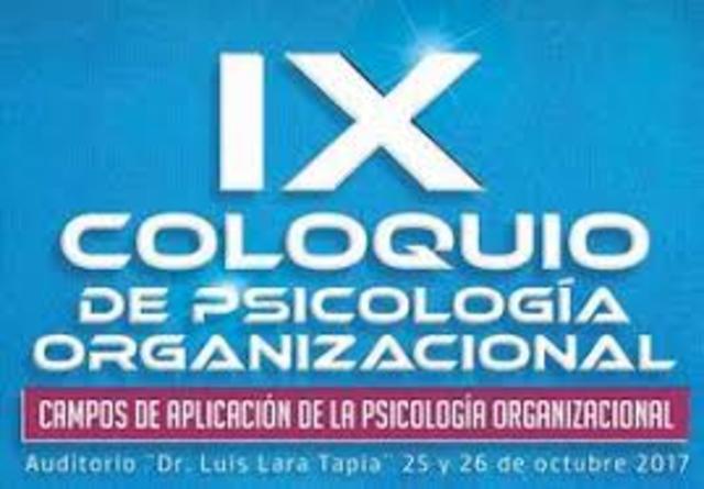Es llevado a cabo el Primer Congreso de Psicología Industrial , cambiando de psicología industrial a psicología del trabajo