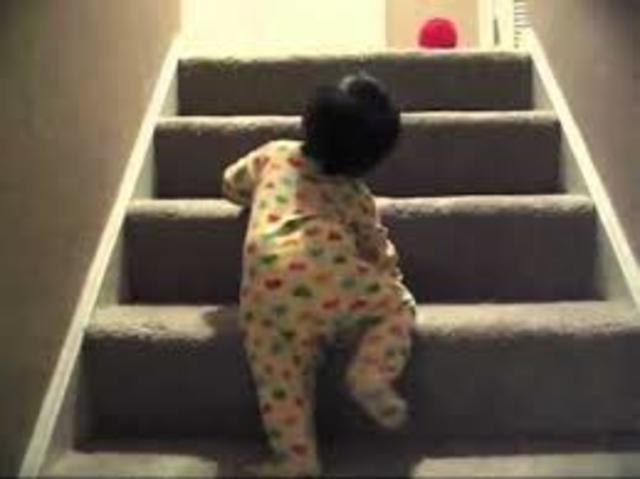 9 months physical development