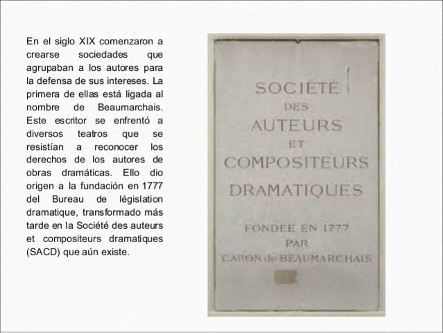 1777  Dio origen a la fundación en  del Bureau