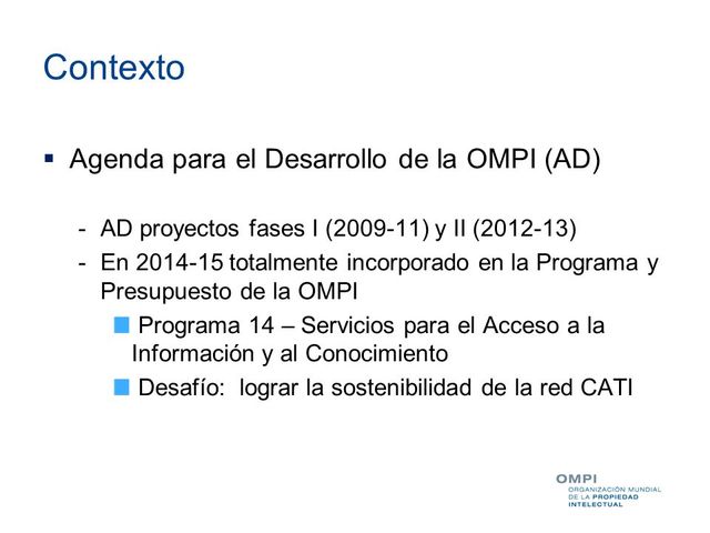 Adopción de la Agenda para el Desarrollo