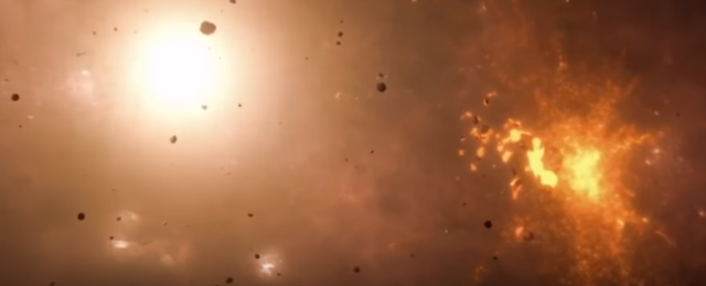 Unión de polvo y rocas