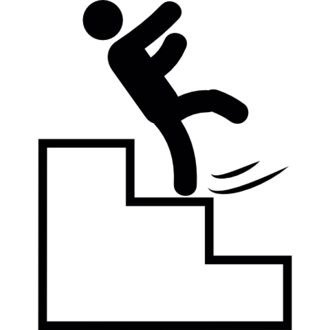 Caída que por poco me propicia la muertes