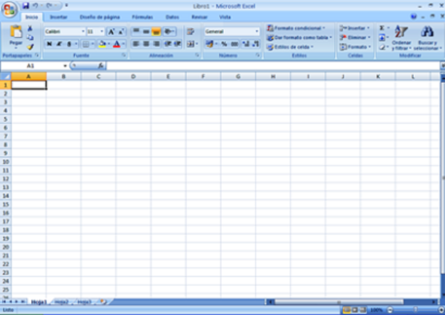 Definición "Hoja de cálculo"