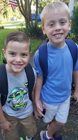 First day at a new school.