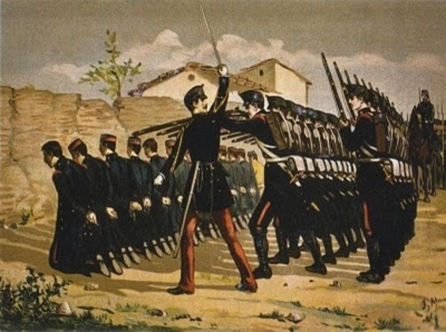 Levantamiento de los sargentos en el cuartel de San Gil