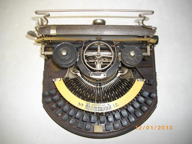 La máquina de escribir Hammond