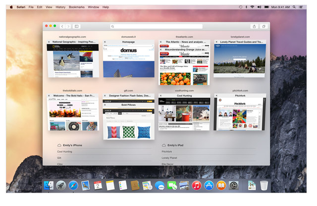 Mac OS X10.10 Yosemite
