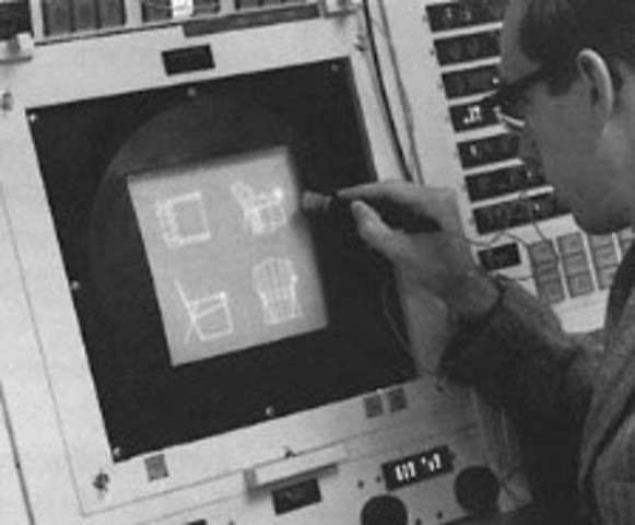 IVAN SUTHERLAND - Tesis doctoral en el MIT: SketchPad.