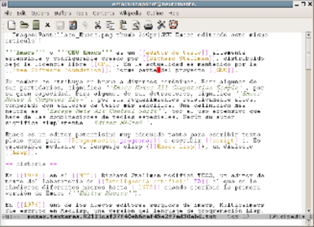 MIT - Editor de textos EMACS.