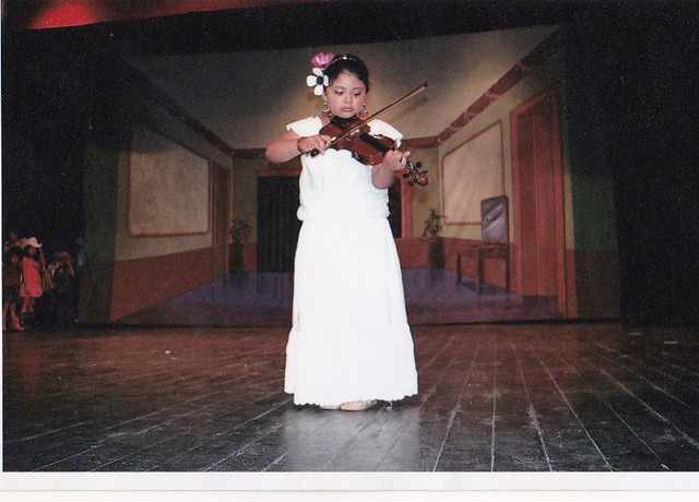 Mi primer interpretación con violín