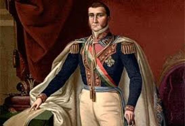 Iturbide fue proclamado Emperador por lo que se establece el primer Imperio Mexicano