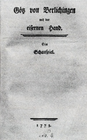 "Götz von Berlichingen" Goethe