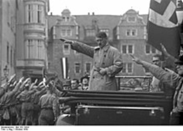 Rally by Adolf HItler