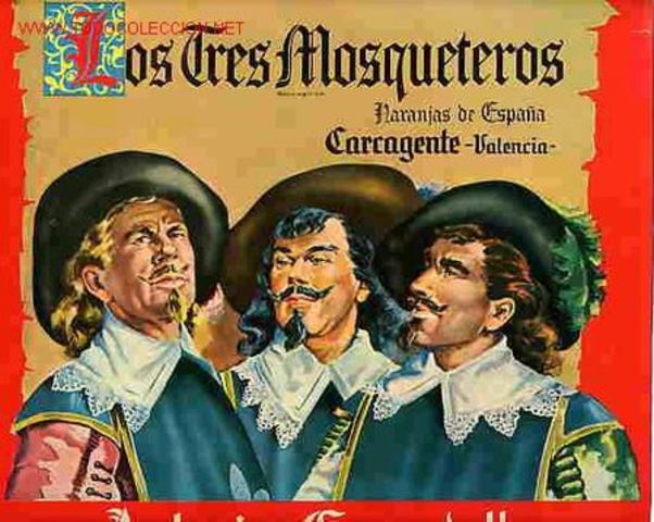 "Los tres mosqueteros"