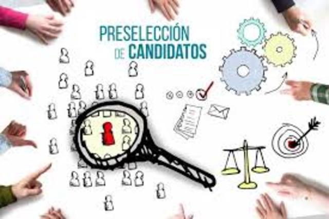 Pre selection of the candidates (Company)